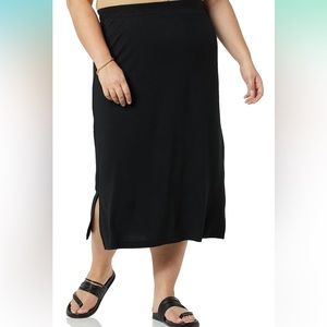Amazon Essentials Sz XXL new with tag Women's Pull-On Knit Midi Skirt